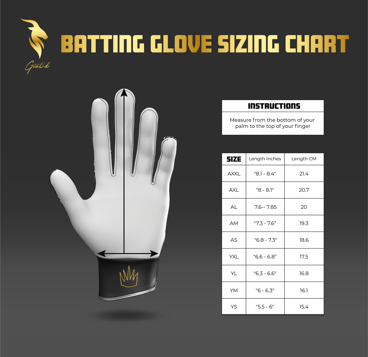 For All the Goats - Batting Gloves - Lux Edition